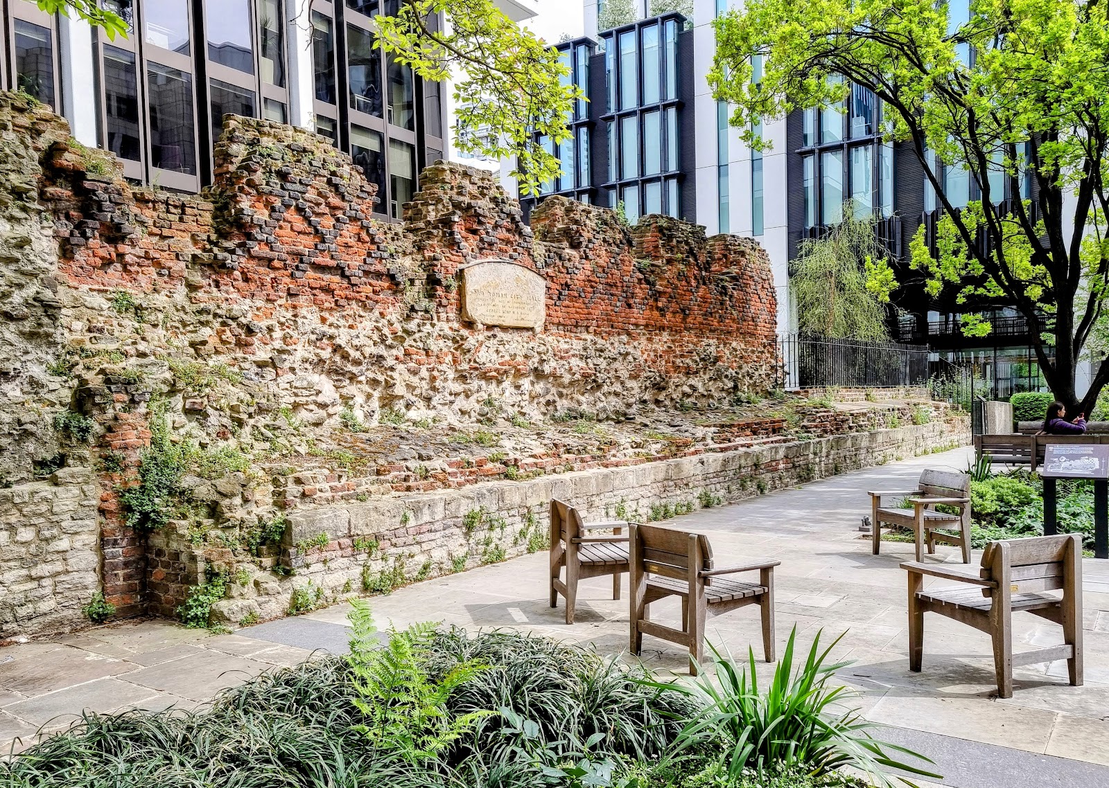 Roman London Wall — Place photograph