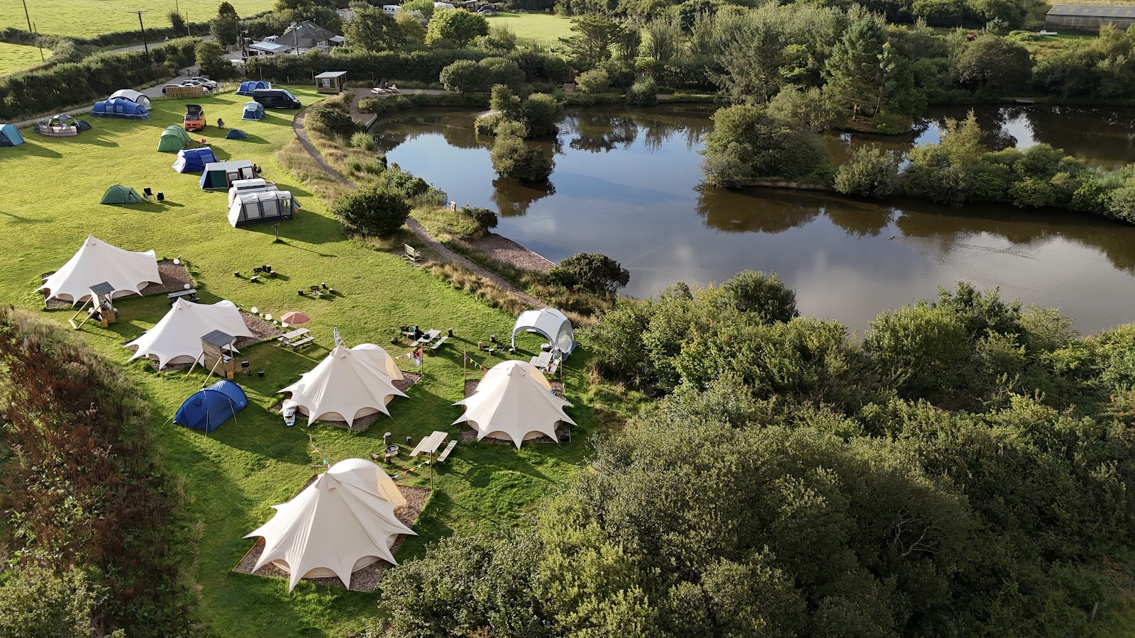 Tregonetha Lake Camping & Glamping — Place photograph