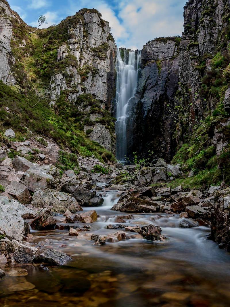 Allt Chranaidh Waterfall (Wailing Widow Falls) — Place photograph