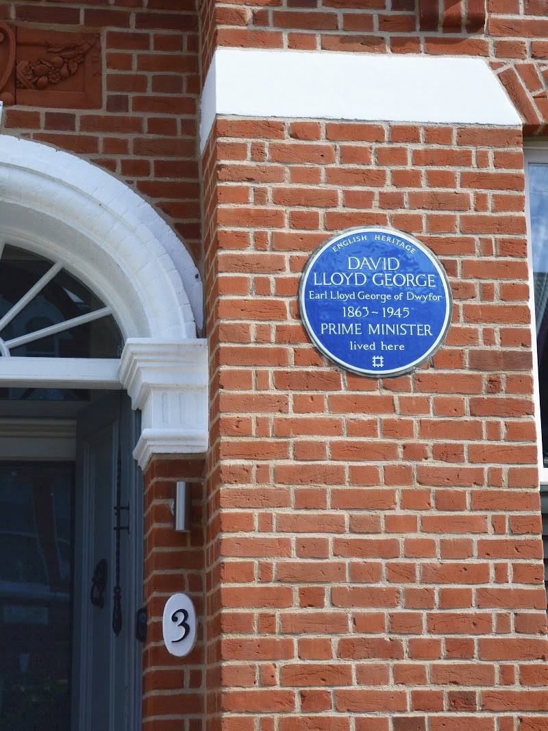 David Lloyd George Blue Plaque — Place photograph