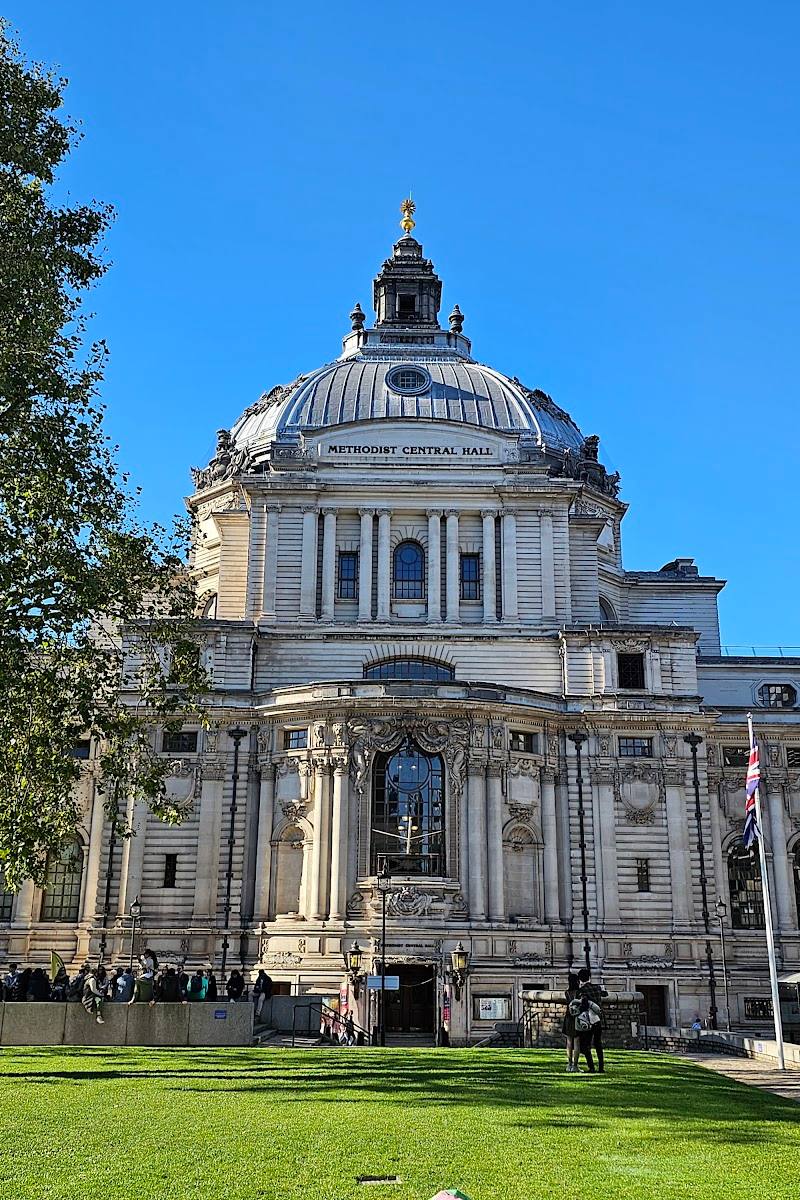 Methodist Central Hall Westminster — Place photograph